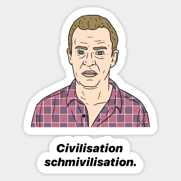 JEZ | CIVILISATION SCHMIVILISATION Sticker by tommytyrer